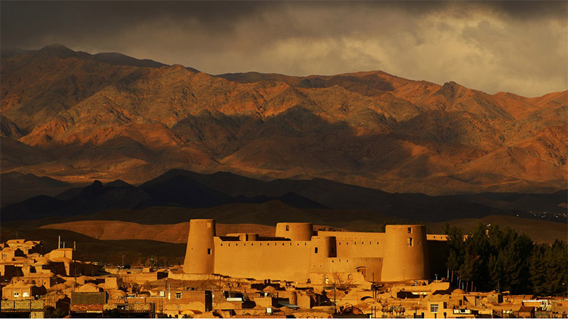 Birjand Citadel in Birjand City in South Khorasan in Cloudy Day